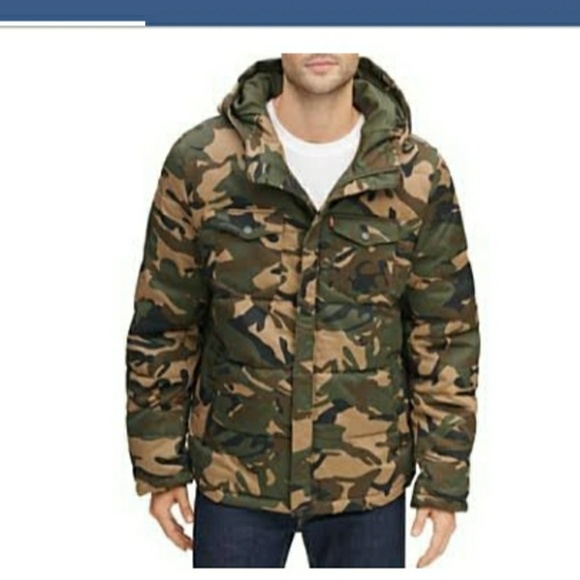 levi's puffer jacket mens